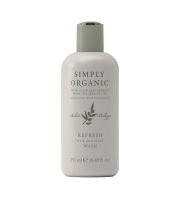 Simply Organic Refresh Hair & Scalp Wash detoxifying and balancing shampoo