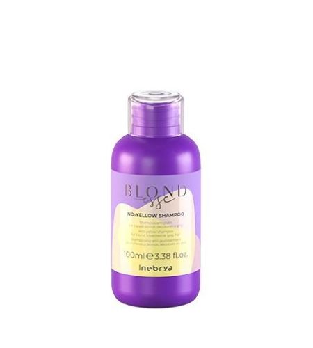 Inebrya Blondesse No-Yellow Shampoo šampon proti žlutým odleskům na blond, odbarvené nebo šedé vlasy 100 ml