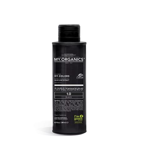 MY.ORGANICS My.Colors Hair Color Oil olejová barva na vlasy 200 ml 1.0 Black