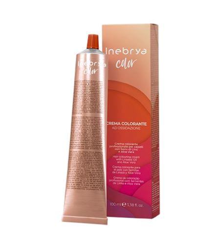 Inebrya Color permanentní barva na vlasy 5/17 Light Cashmere Brown 100 ml SLEVA poškozená krabička