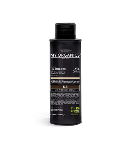 MY.ORGANICS My.Colors Hair Color Oil olejová barva na vlasy 200 ml 5.3 Light Golden Brown