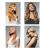 Lakmé K.Blonde Set 4 Posters marketingové plakáty