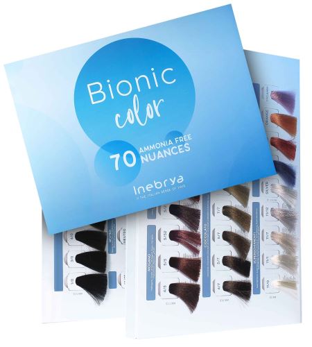 Inebrya Bionic Colour Chart 70 Nuances vzorník 70 odstínů