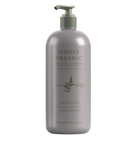 Simply Organic Retreat Refresh Scalp Spa Treatment vyrovnávající a revitalizační ošetření pro pokožku hlavy