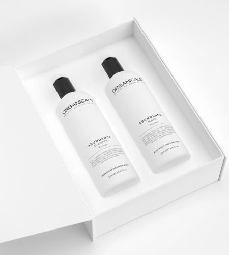 Organicals ABUNDANCE Set Moringa regenerace a hloubková výživa pro suché a poškozené vlasy šampon 250 ml + maska 250 ml