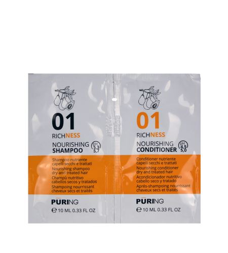 PURING 01 Richness Nourishing Shampoo + Conditioner vzorek 10+10 ml