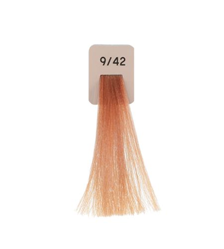 Inebrya Color permanentní barva na vlasy 9/42 Very Light Cognac Blond 100 ml
