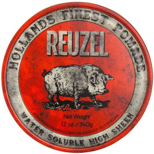 REUZEL Styling Red Pomade Water Soluble pomáda na vlasy se středním zpevněním a vysokým leskem pro muže