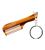 Chopperhead Moustache &amp; Beard Comb With Key Ring klíčenka