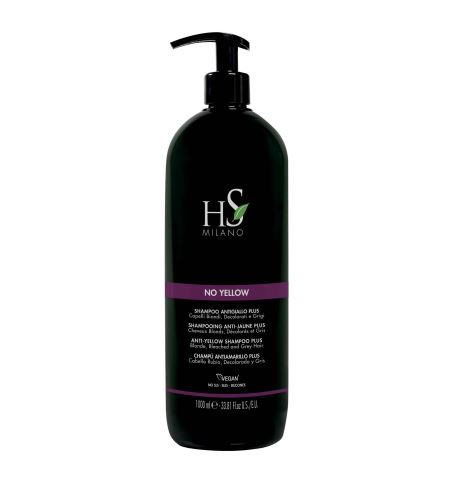 HS Milano Anti-Yellow Shampoo Plus šampon na neutralizaci žlutých tónů