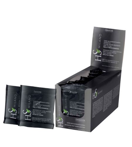 HS Milano 9T Grey Lightening Powder Anti-Red, Anti-Orange, Anti-Yellow práškový odbarvovač 24x35 g