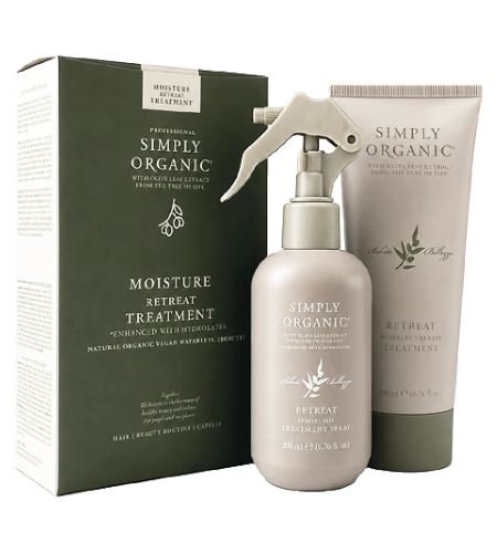 Simply Organic Moisture Retreat Treatment + Primary Base - Set Bundle 2x200ml