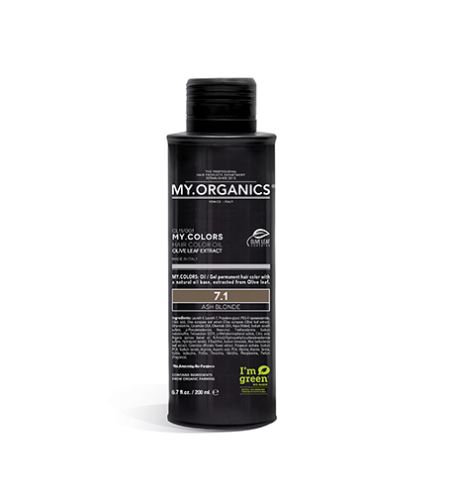 MY.ORGANICS My.Colors Hair Color Oil olejová barva na vlasy 200 ml 7.1 Ash Blonde