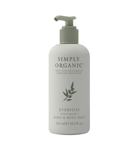 Simply Organic Everyday Moisturizing Hand & Body Wash hydratační sprchový gel na ruce a tělo 251 ml