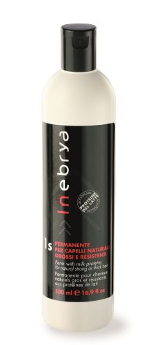 Inebrya 1 Perm For Natural Strong & Thick Hair 500 ml trvalá ondulace vlasů 500 ml