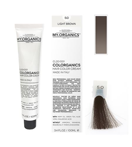 MY.ORGANICS Colorganics barva 100 ml 5.0 Light Brown