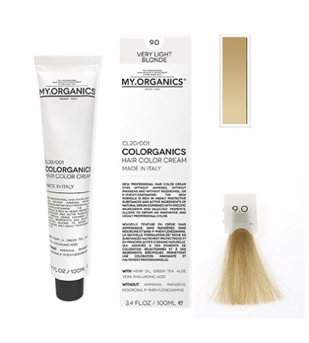 MY.ORGANICS Colorganics barva 100 ml 9.0 Very Light Blonde
