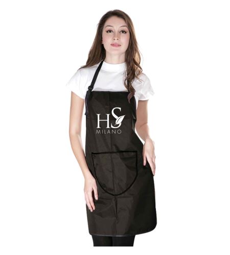 HS Milano Black Fabric Apron zástěra