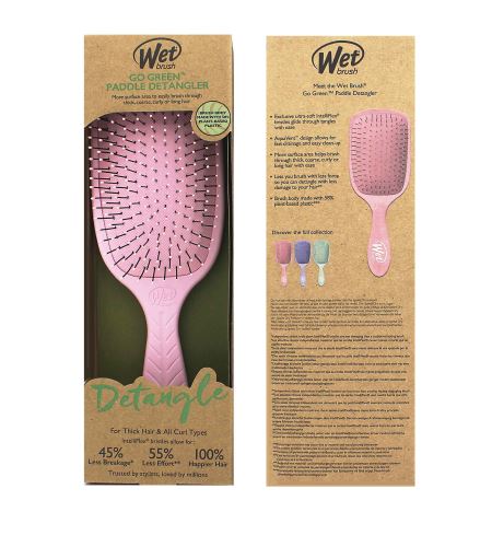 Wet Brush Go Green Paddle Detangler kartáč na vlasy Pink