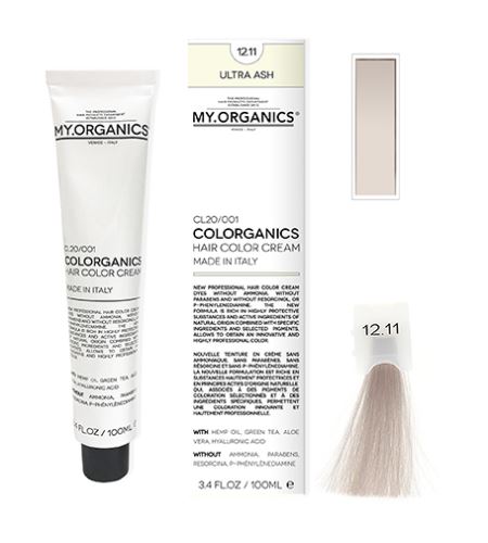 MY.ORGANICS Colorganics barva 100 ml 12.11 Ultra Ash