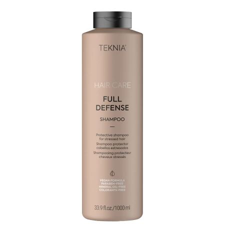 Lakme Teknia Full Defense Shampoo ochranný šampon pro vlasy vystavené stresu a znečištění