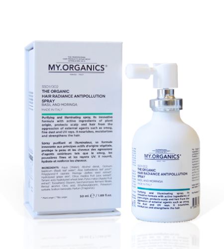 MY.ORGANICS The Organic Hair Radiance Antipollution Spray péče o vlasovou pokožku 50 ml