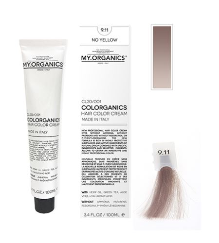 MY.ORGANICS Colorganics barva 100 ml 9.11 No Yellow