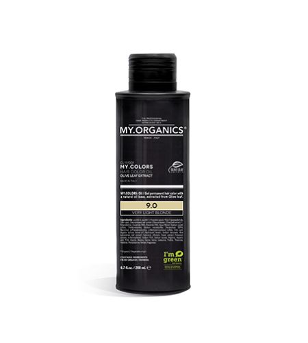 MY.ORGANICS My.Colors Hair Color Oil olejová barva na vlasy 200 ml 9.0 Very Light Blonde