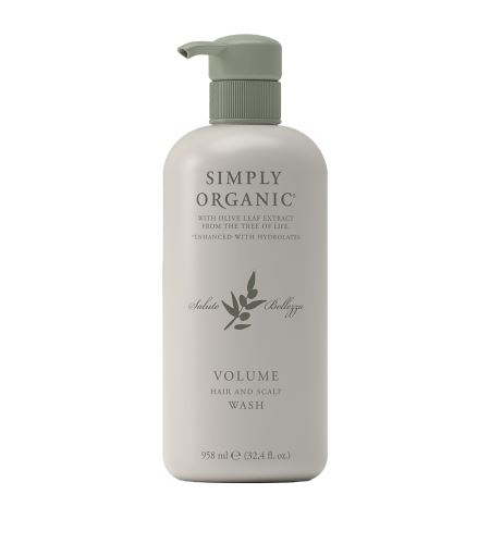 Simply Organic Volume Hair & Scalp Wash šampon pro objem vlasů a osvěžení pokožky hlavy