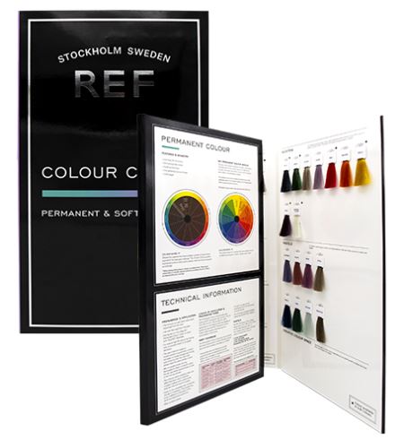 Ref Stockholm Colour Chart Permanent & Soft Colours vlasový vzorník