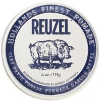REUZEL Styling Clay Matte Pomade jílová pomáda na vlasy pro silné zpevnění a přirozený matný vzhled pro muže (1)