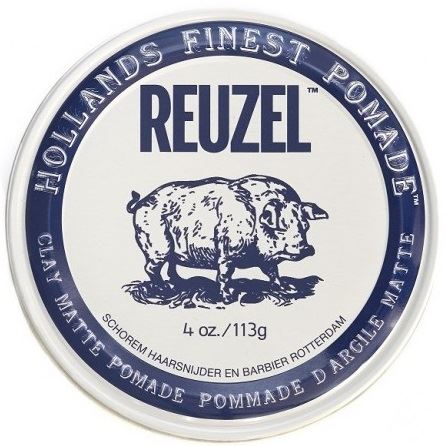 REUZEL Styling Clay Matte Pomade jílová pomáda na vlasy pro silné zpevnění a přirozený matný vzhled pro muže