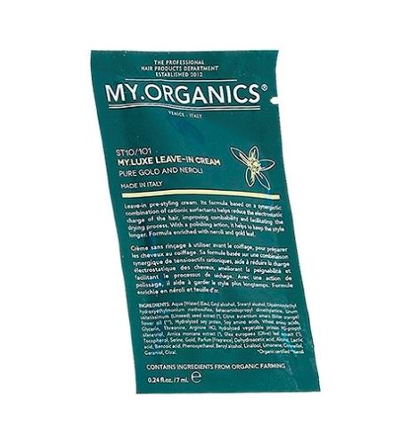 MY.ORGANICS My.Luxe exkluzivní přírodní bezoplachový krém se zlatem a neroli 7 ml vzorek