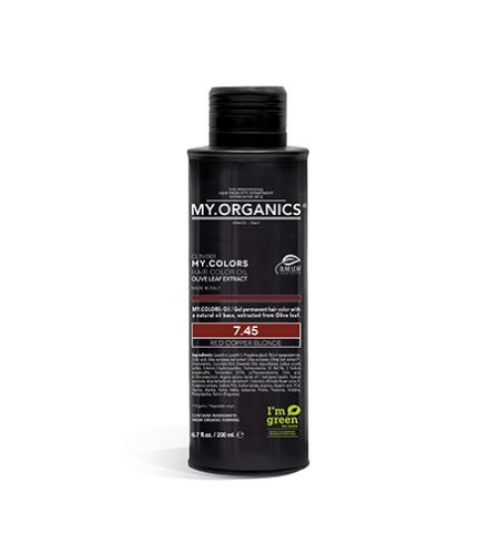MY.ORGANICS My.Colors Hair Color Oil olejová barva na vlasy 200 ml 7.45 Red Copper Blonde