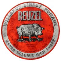 REUZEL Styling Red Pomade Water Soluble pomáda na vlasy se středním zpevněním a vysokým leskem pro muže