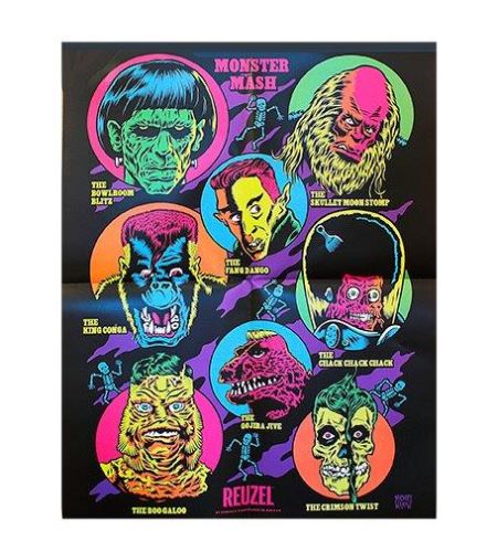 REUZEL Monster Mash Poster plakát 46 x 62 cm