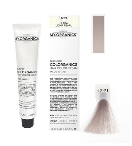 MY.ORGANICS Colorganics barva 100 ml 12.91 Ultra Light Pearl