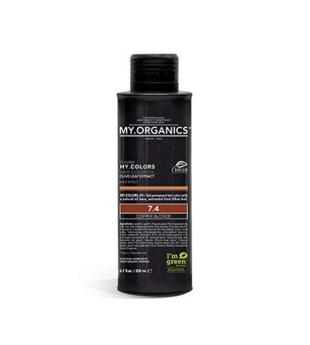 MY.ORGANICS My.Colors Hair Color Oil olejová barva na vlasy 200 ml 7.4 Copper Blonde