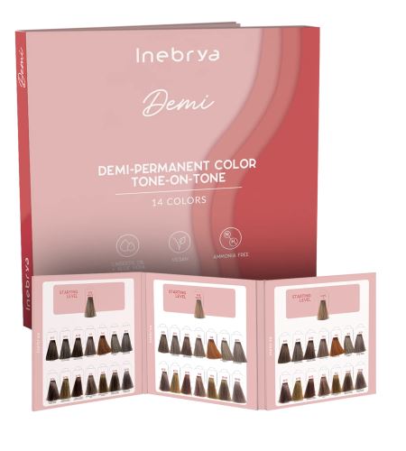 Inebrya Demi Chart vzorník 14 odstínů