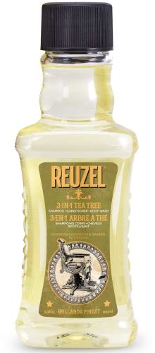 REUZEL 3-in-1 Tea Tree Shampoo-Conditioner-Body Wash šampon pro muže 3v1 pro muže