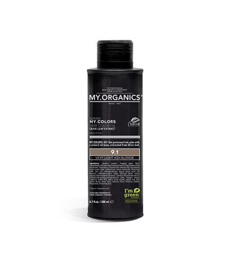 MY.ORGANICS My.Colors Hair Color Oil olejová barva na vlasy 200 ml 9.1 Very Light Ash Blonde