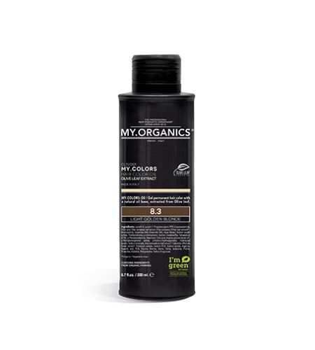 MY.ORGANICS My.Colors Hair Color Oil olejová barva na vlasy 200 ml 8.3 Light Golden Blonde