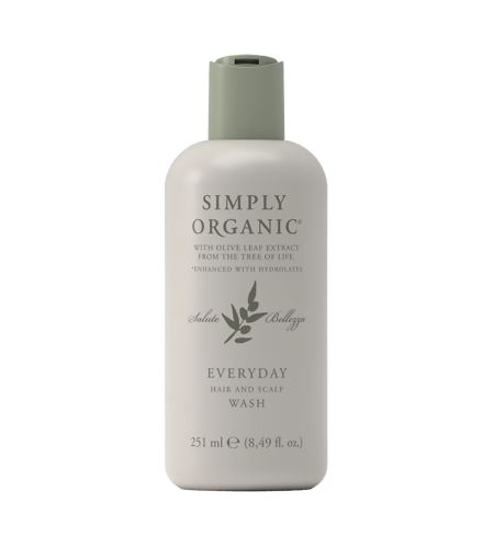Simply Organic Everyday Hair & Scalp Wash gentle shampoo for frequent washing