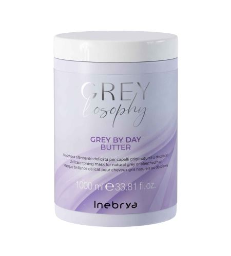 Inebrya Grey By Day Butter jemná maska pro přírodní šedé vlasy