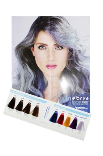 Inebrya Bionic Color vklad do vzorníku 9 odstínů