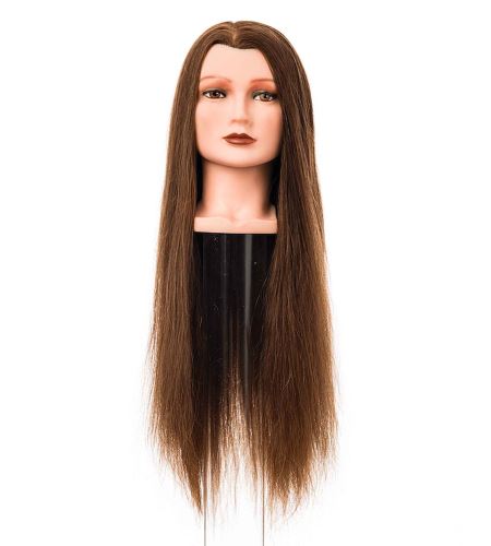 Caliven Head Model 100% Human Hair 634 Dark Blonde 60 cm cvičná hlava dámská