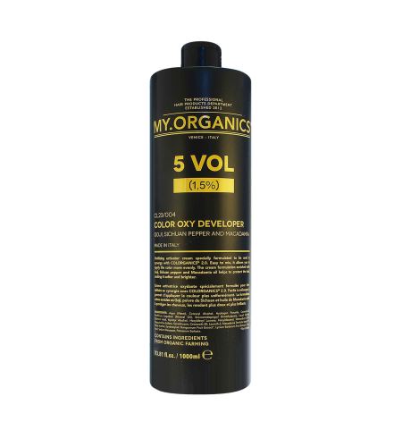 MY.ORGANICS Colorganics 2.0 Color Oxy 5vol Developer vyvíječ barvy 1000 ml