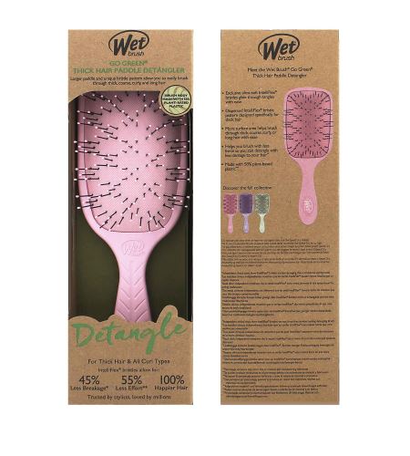 Wet Brush Go Green Thick Hair Paddle Detangler