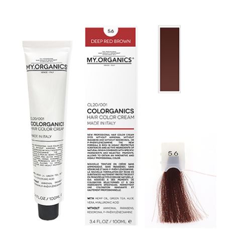 MY.ORGANICS Colorganics barva 100 ml 5.6 Deep Red Brown
