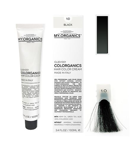 MY.ORGANICS Colorganics barva 100 ml 1.0 Black
